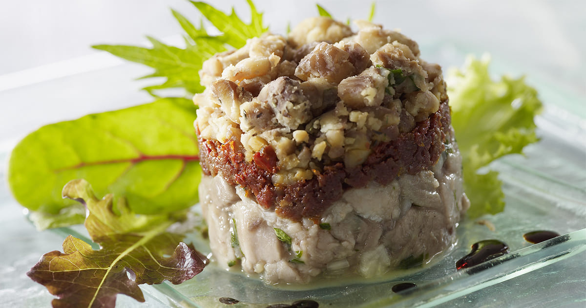 Recette Tartare de thon aux marrons tomates confites Sabaton.fr